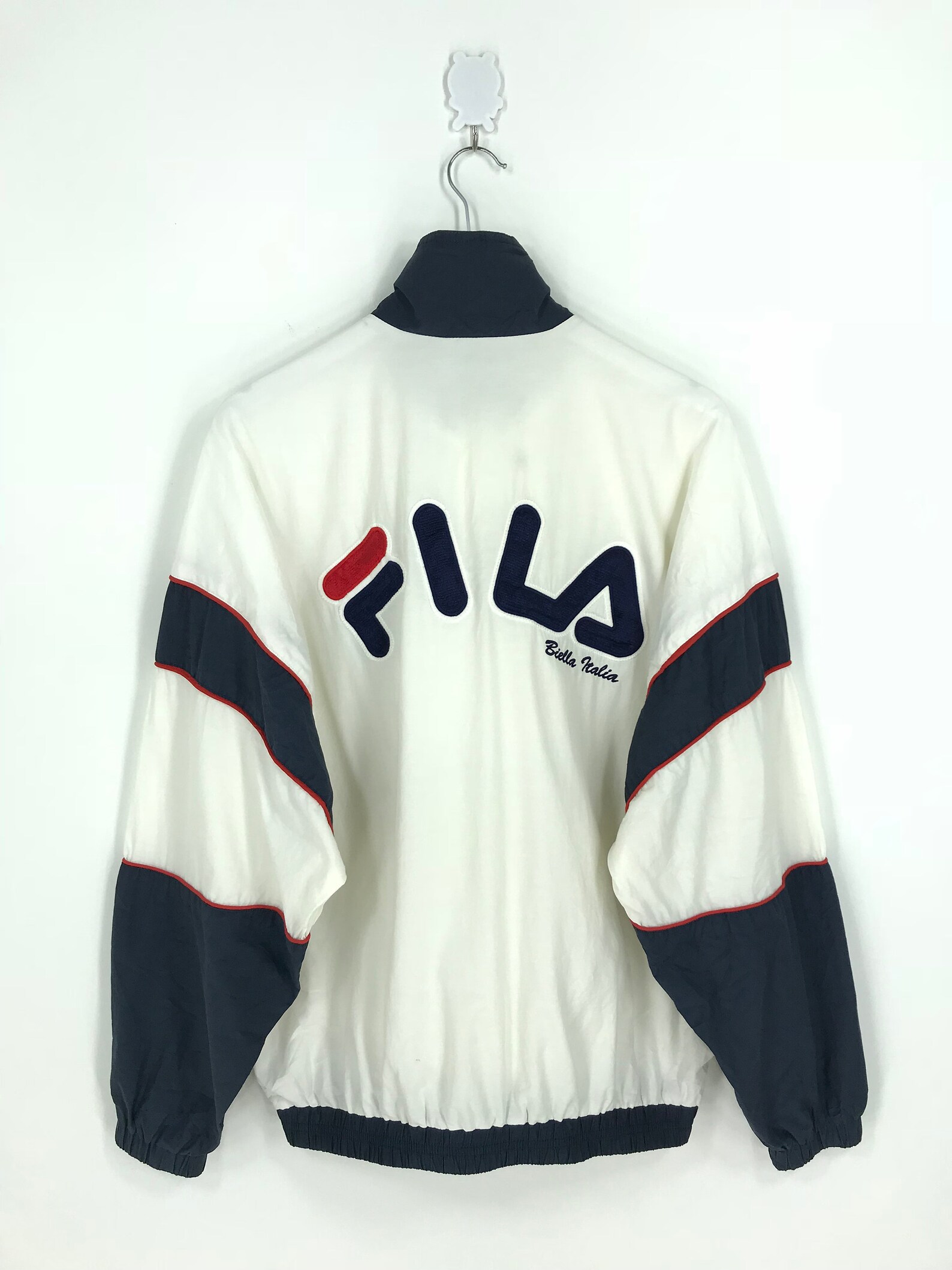 Fila Windbreaker Jacket Xlarge Vintage 90's White Fila | Etsy