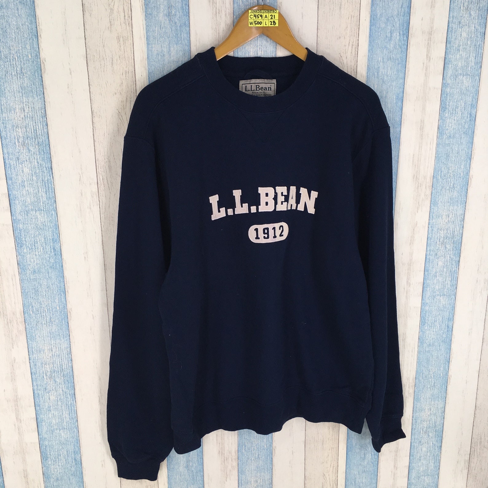 LL Bean Sweatshirt Mens Medium Blue Vintage 90's LL Bean Etsy