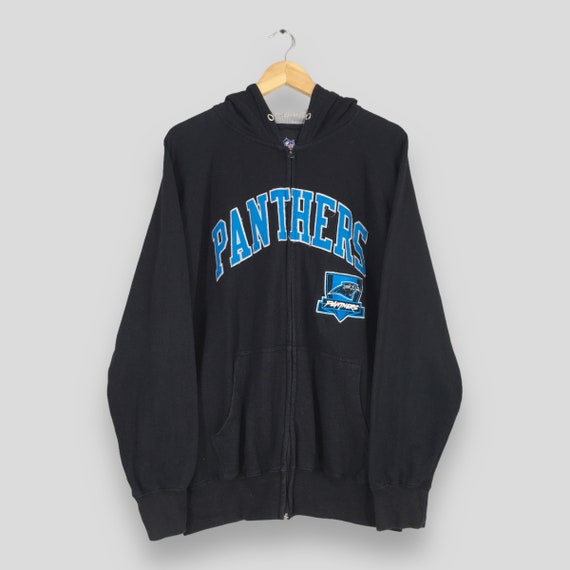 Vintage Carolina Panthers NFL Football Hoodie Large Panthers