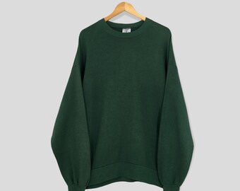 plain green sweater