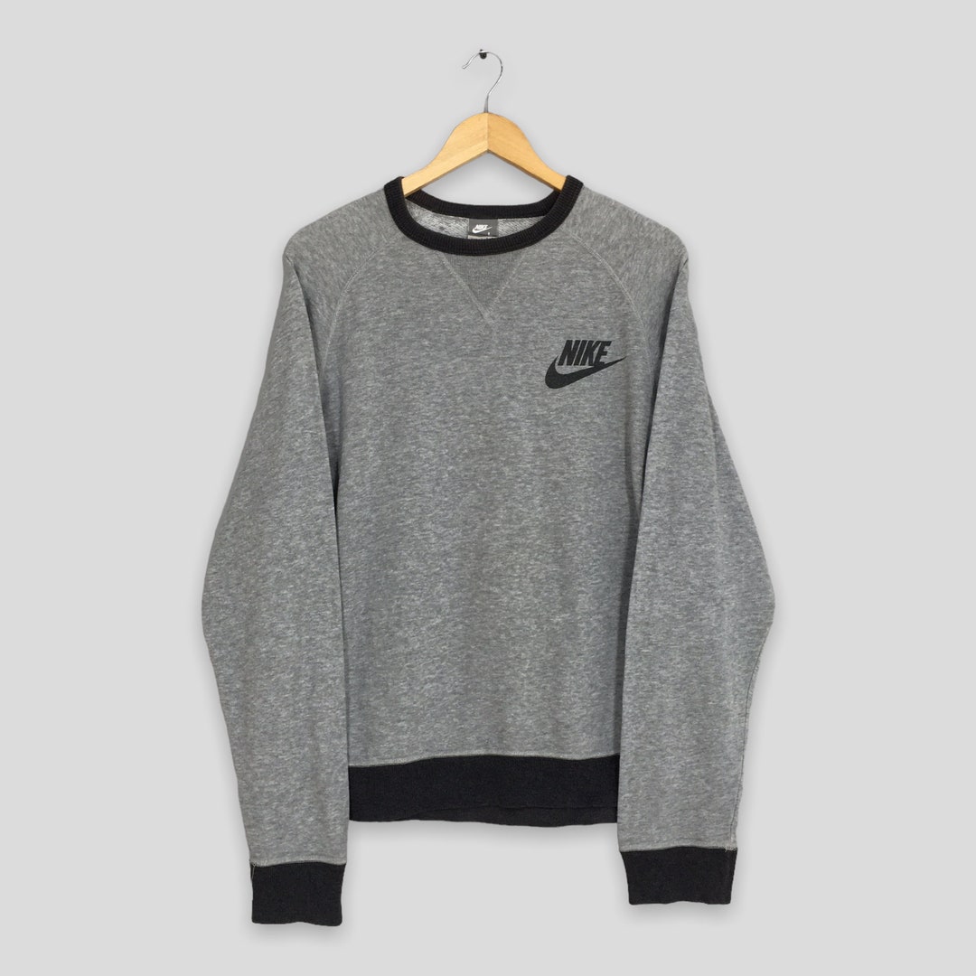 Nike swoosh grey sweatshirt Clearance