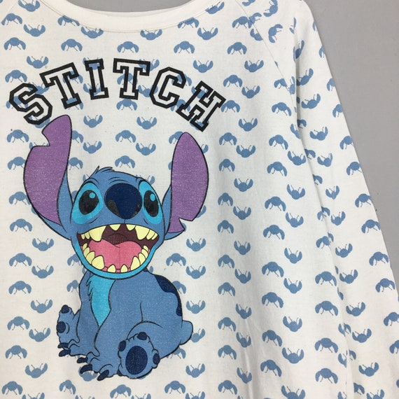Vintage Y2K Lilo Stitch Disney Sweatshirt Women Xlarge Lilo & Stitch Full  Printed Sweater Stitch Walt Disney Pullover Lilo White Sweater XL -   Canada