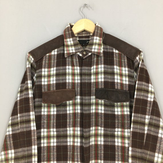 Vintage Roarguns Japan Plaid Shadow Checkered Fla… - image 2