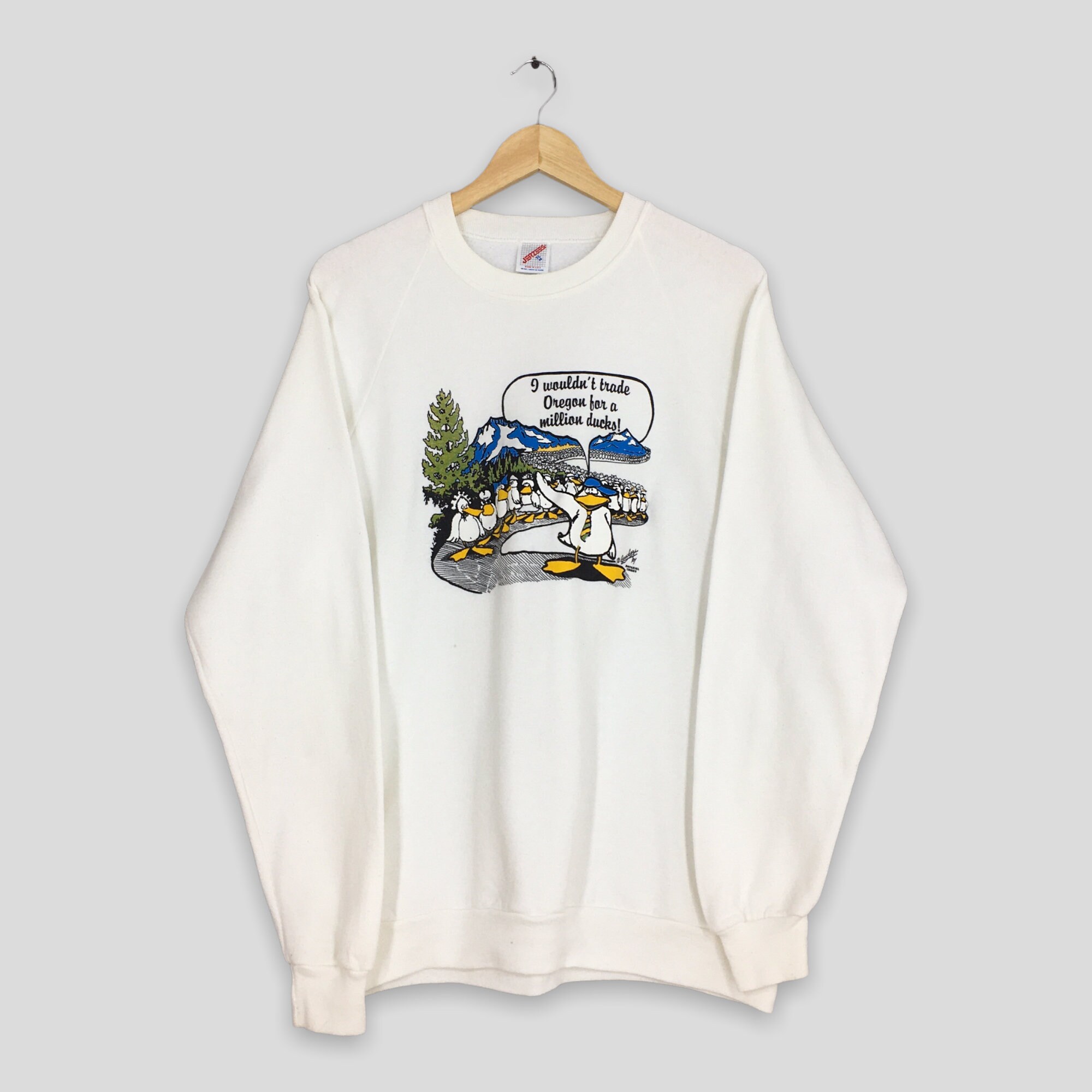 Vintage NHL - Anaheim Mighty Ducks Crew Neck Sweatshirt 1990s Large –  Vintage Club Clothing