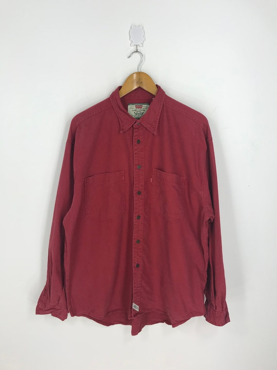 Levis Denim Shirt Large Vintage 90's Levis Jeans G