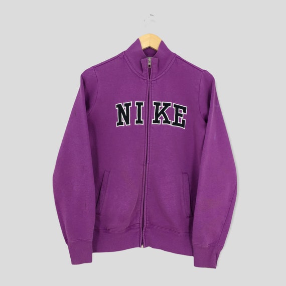Vintage Nike Swoosh violet fermeture éclair sweat moyen des années 2000  broderie Nike Spell Out pull Nike Sportswear pull Nike pull taille M - Etsy  France