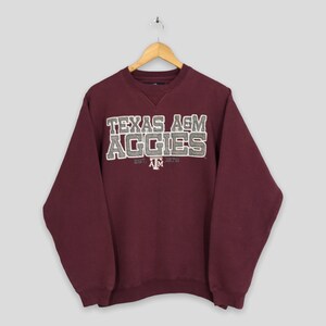 Vintage Texas A&M University Aggies Sweatshirt Medium Texas Aggies Football  Spell Out Embroidery Jumper Ncaa Texas Aggies Sweater Size M -  India