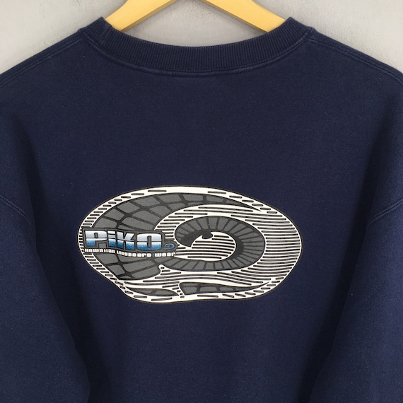 Vintage Piko Surfing Blue Sweatshirt Large Piko H… - image 2