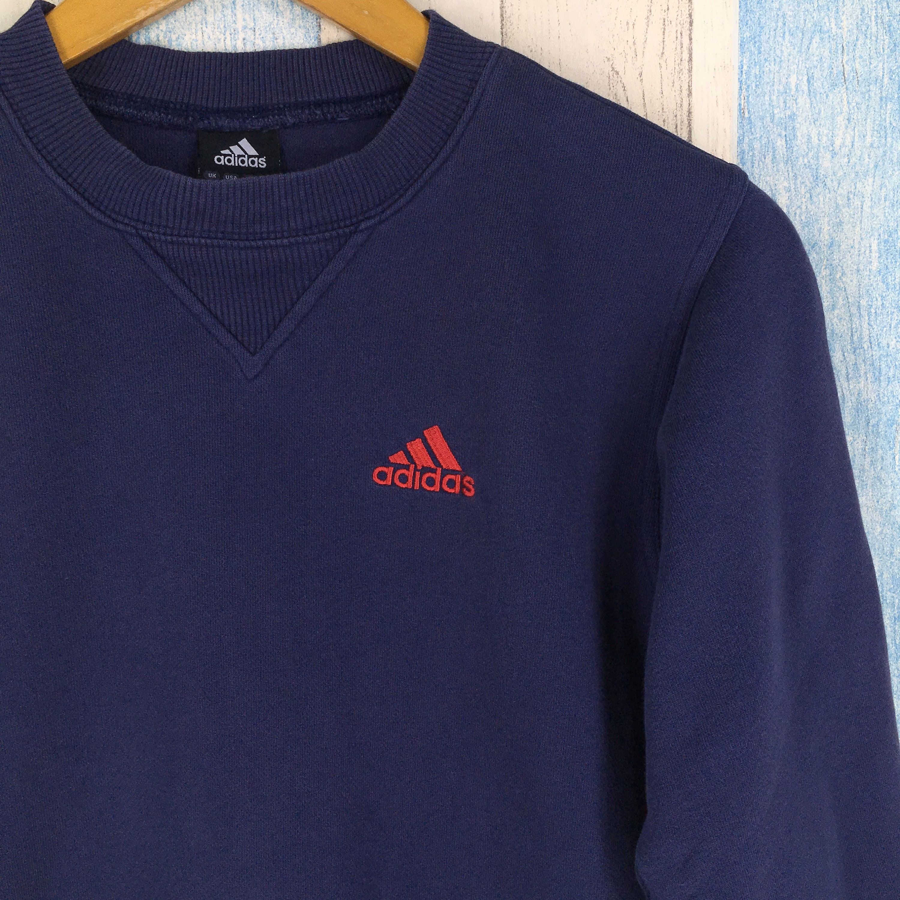 vintage turquoise adidas equipment sweatshirt