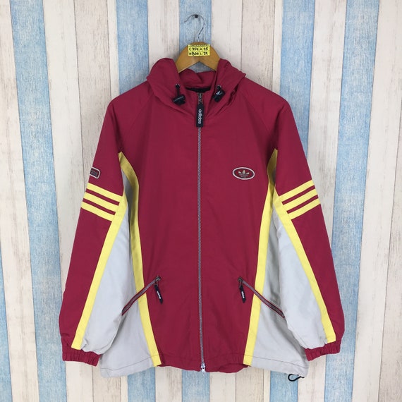Adidas Trefoil Quilted Hoodie Jacket Unisex Large