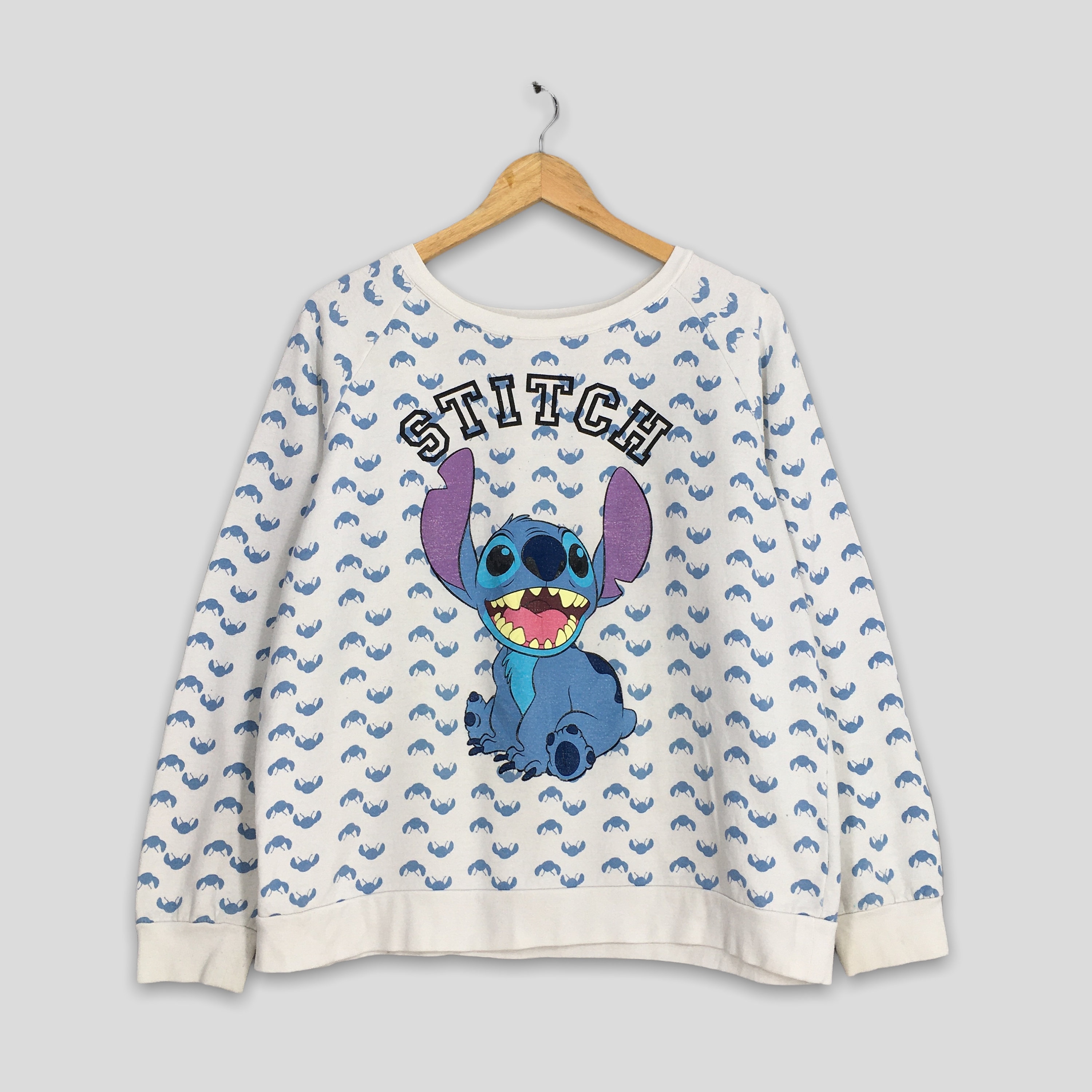 Disney Lilo & Stitch Kids Christmas Jumper | Blue Graphic Knitted Sweater |  Xmas Pullover Knitwear | Winter Festive Gift