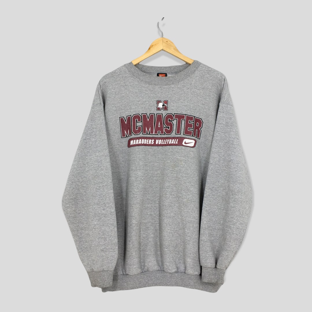 Vintage Nike Mcmaster Marauders Volleyball Sweatshirt Large - Etsy