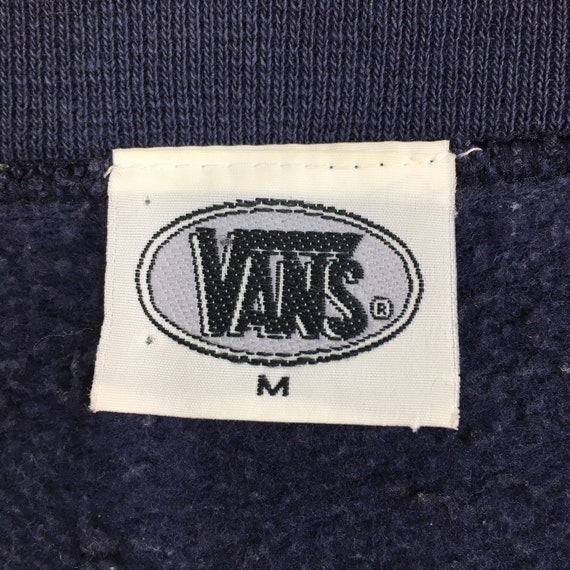 Vintage Vans Usa Blue Sweatshirt Medium Vans Usa … - image 3
