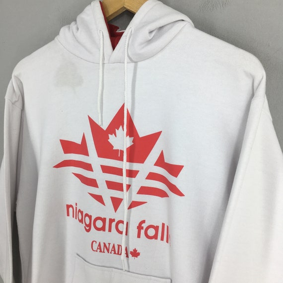 Vintage Niagara Falls Canada Hoodie Sweatshirt Me… - image 3