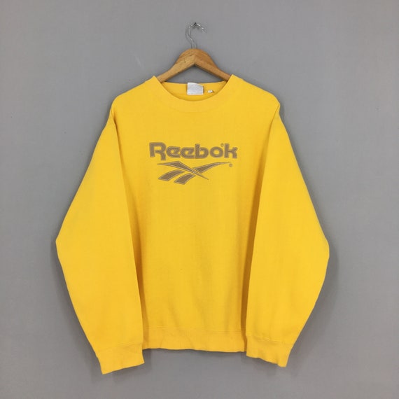 Felpa sales reebok giallo