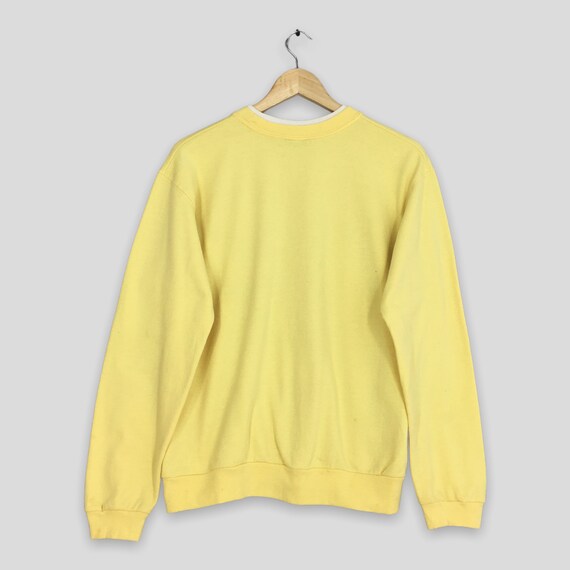 Vintage 90s Morning Sun Birds Yellow Sweatshirt M… - image 6