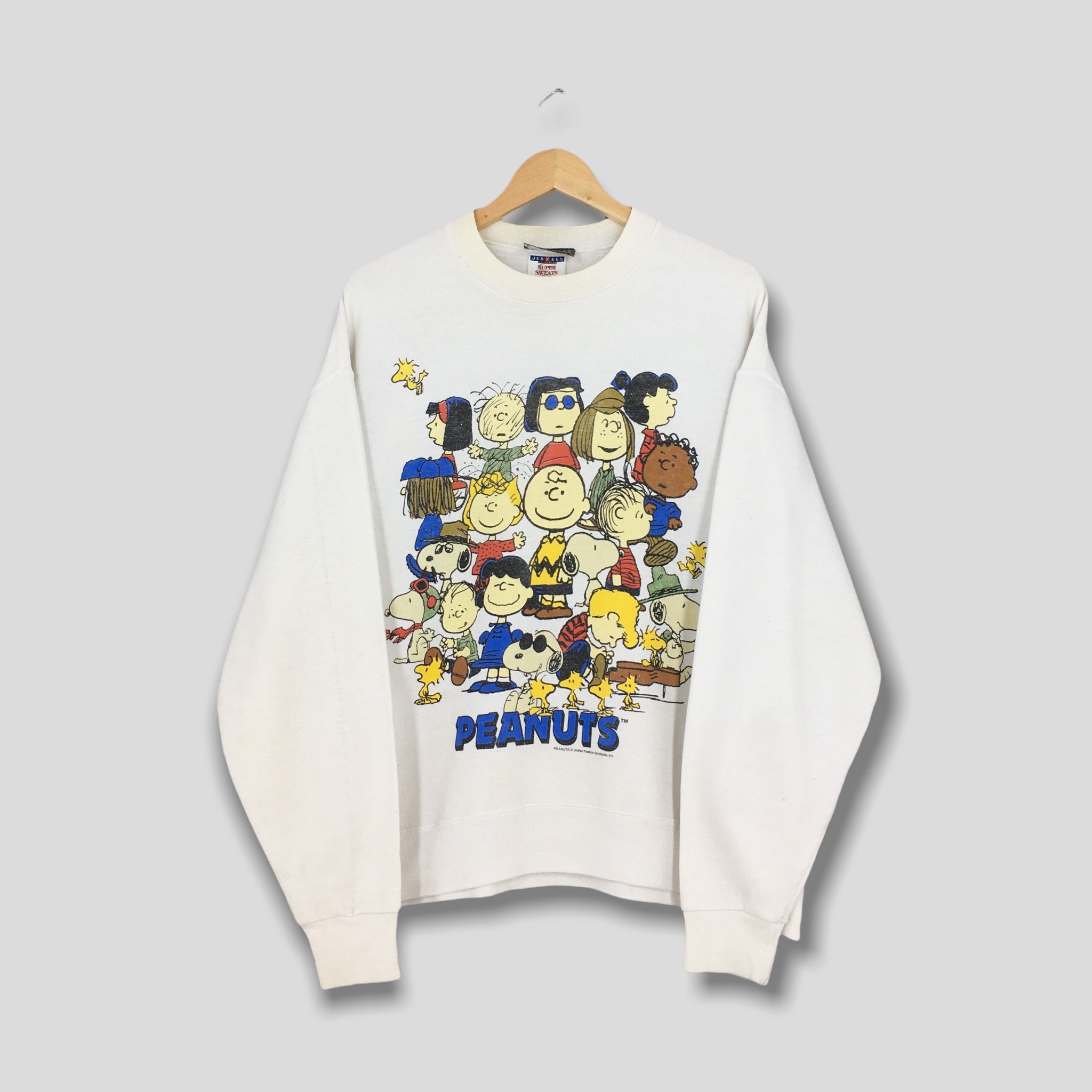 CafePress Peanuts Snoopy Classic Crew Neck Sweatshirt 186672844 