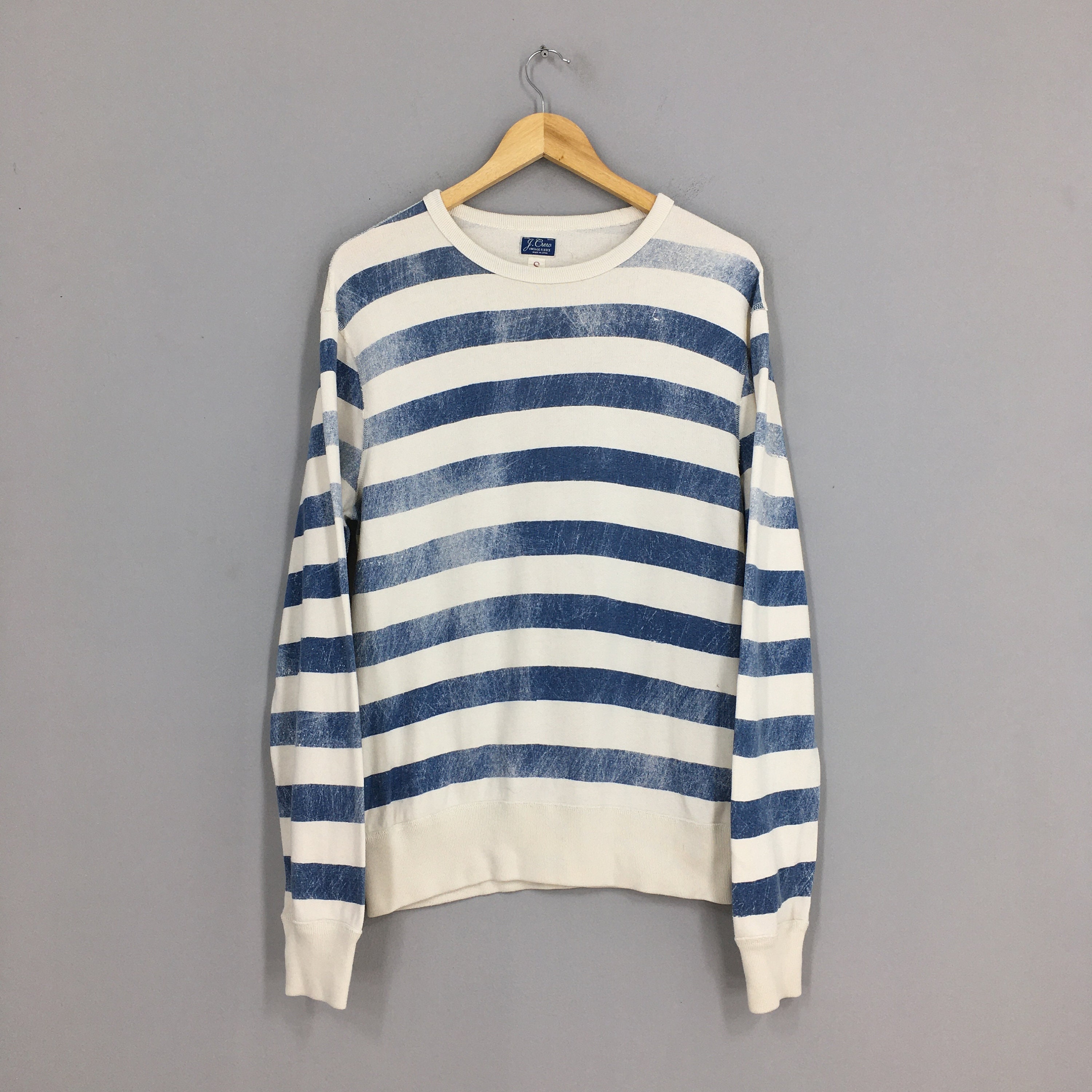 J.crew Crewneck Stripes Sweatshirt 