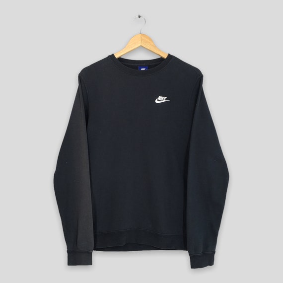 Black crew neck sweater nike cheap