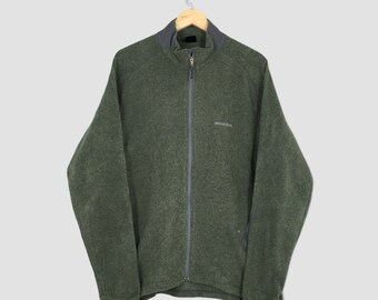 Vintage Mont-bell Fleece Green Fleece Sweater XLarge Mont Bell Outdoor Zipper Sweatshirt Penfield Polartec Synchilla Fleece Jacket Size XL
