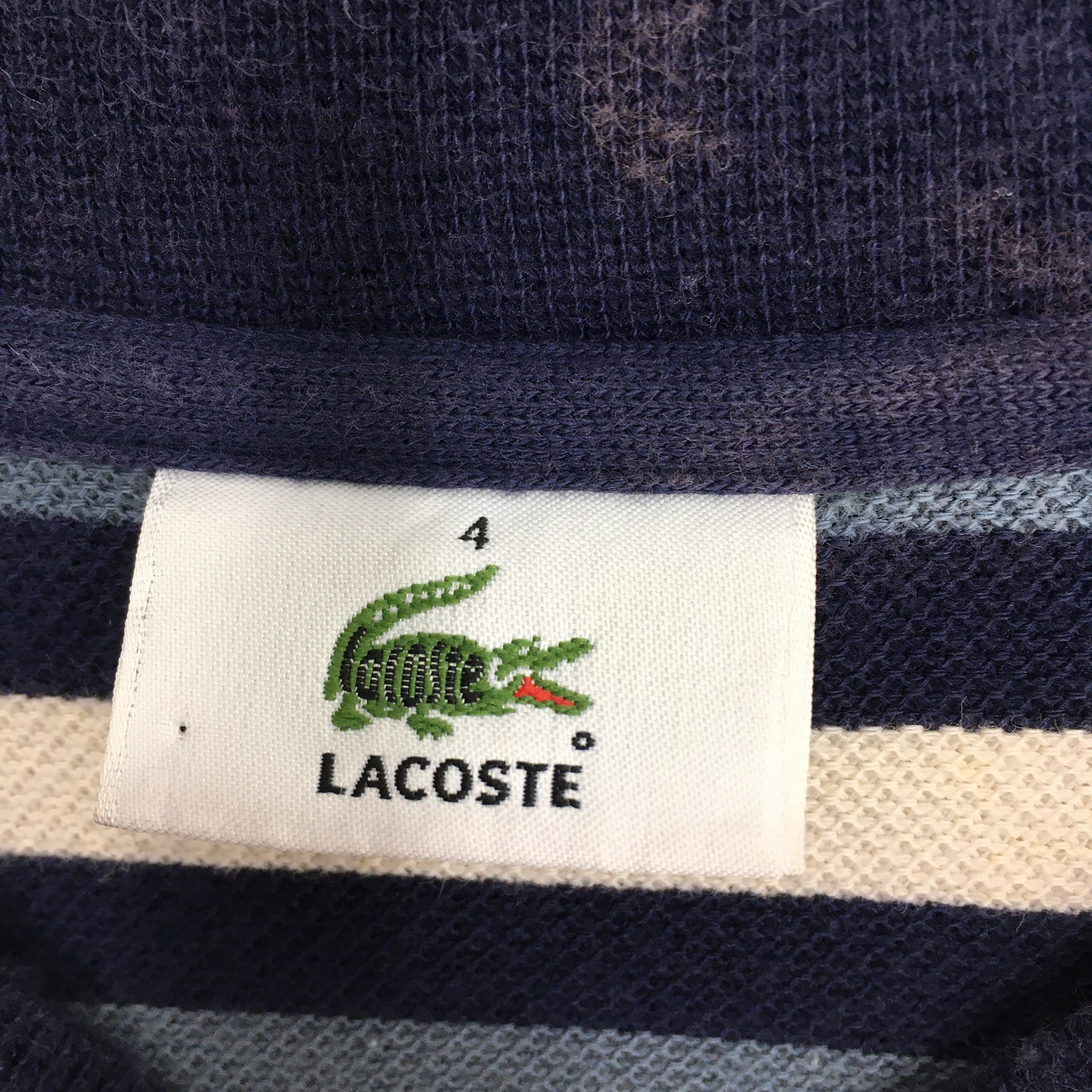 Chemise Lacoste Stripes Jumper Men/women Medium Vintage 90s - Etsy