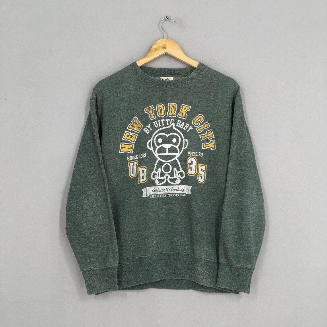 UTTG Monkey Sweater Medium Vintage New York City Streetwear - Etsy
