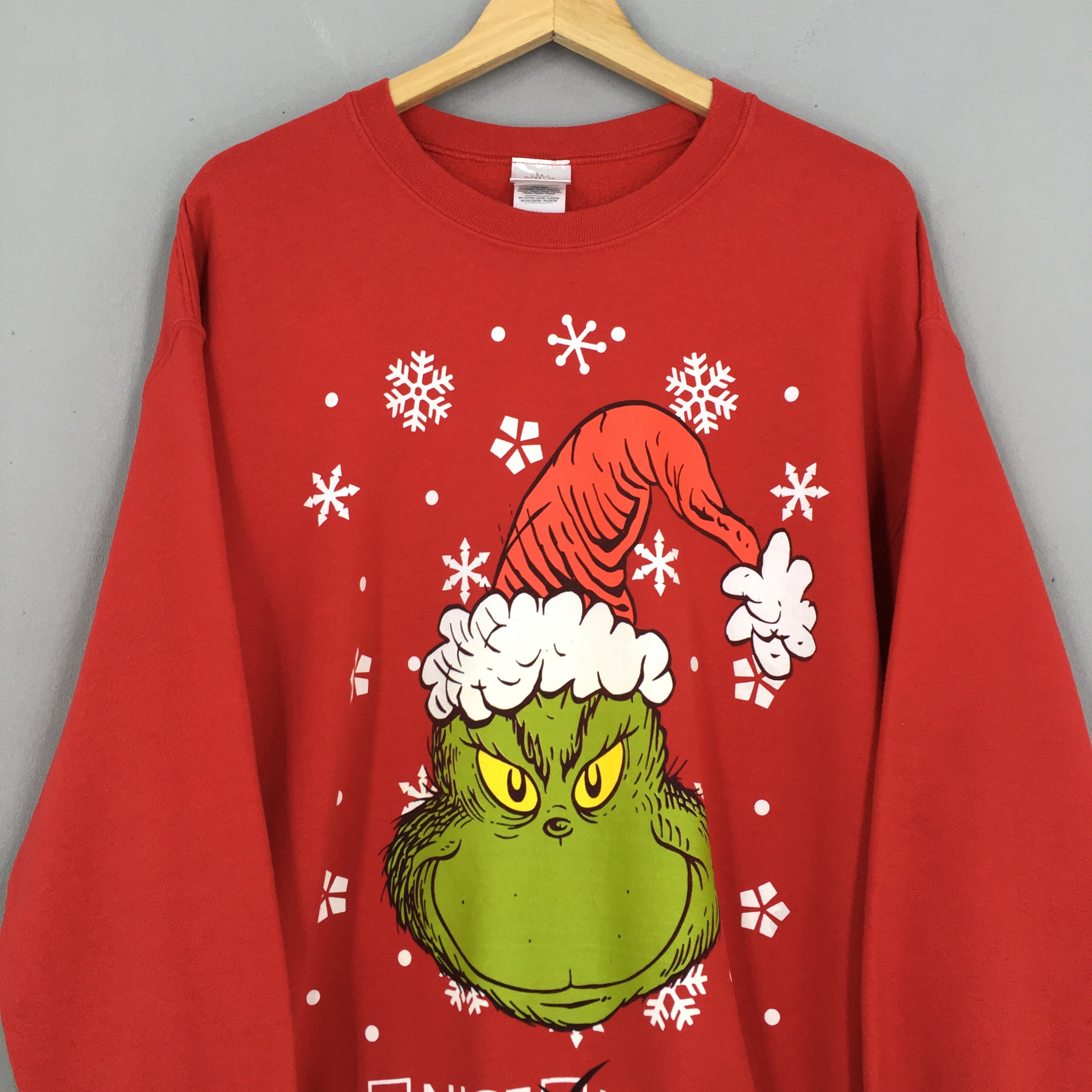 The Grinch Christmas Red Sweatshirt 