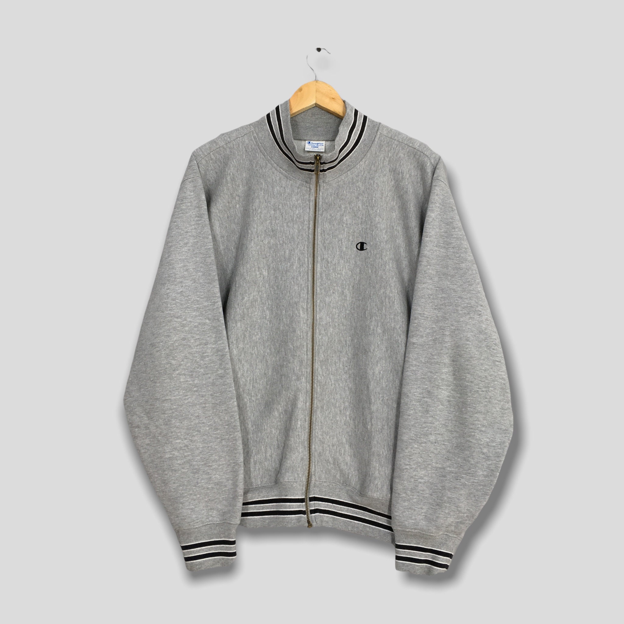 Champion zip through sweater 80s cheap