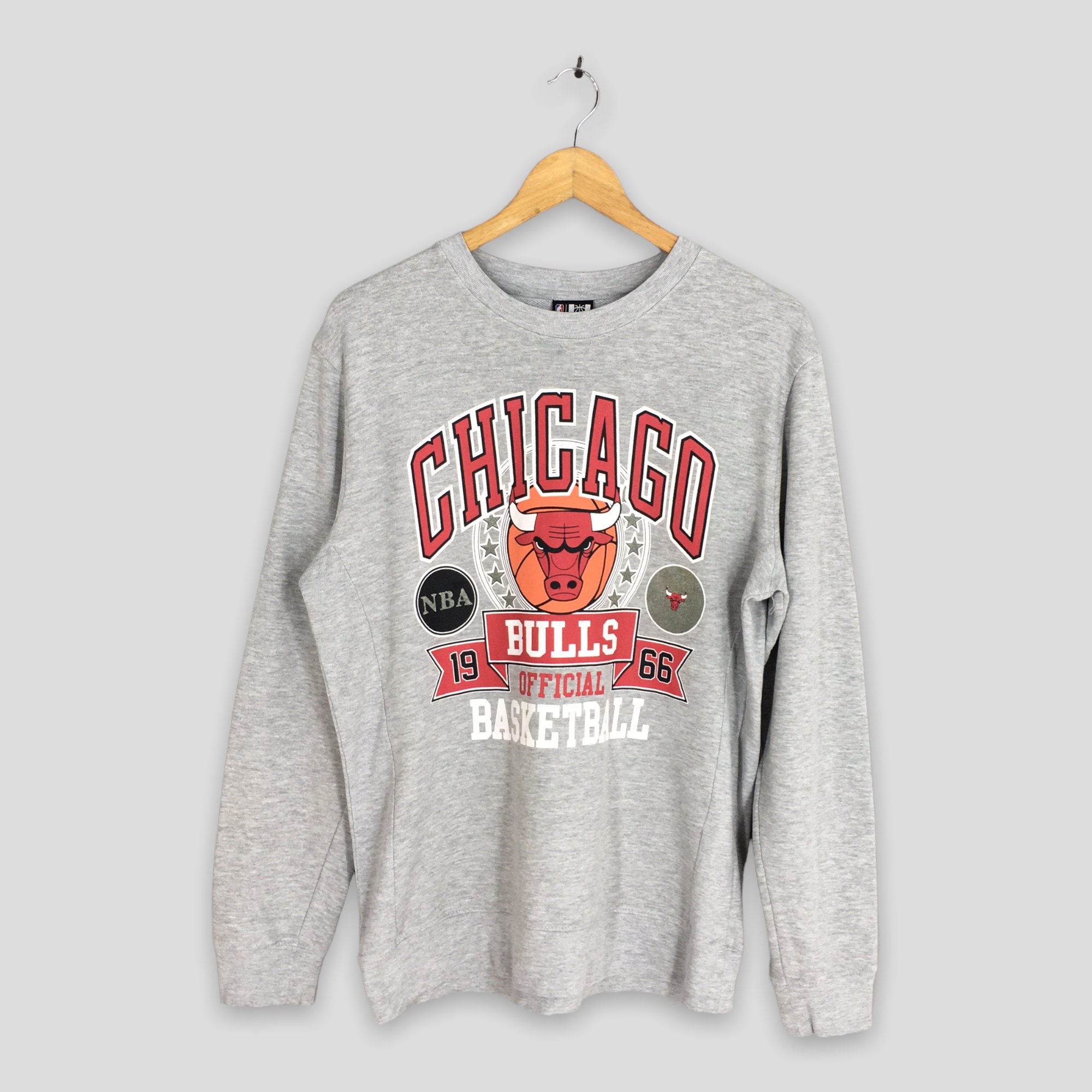 Adidas Black Chicago Bulls Hoodie Sweatshirt Mens Medium Casual