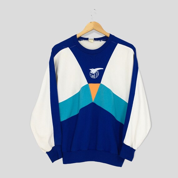 Vintage Asics Sports Multicolor Sweatshirt Medium 90's - Etsy