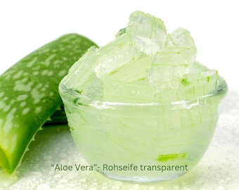 1 kilo raw soap/casting soap Aloe Vera (SLS-free)