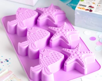 Silicone mold "Starfish/Fins"