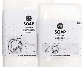 500g opaque/milky glycerin soap/raw soap for making your own soap