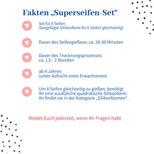 Seifenherstellung Superseife zum selber machen Set für Kinder, DIY Kindergeburtstag, Seife selber herstellen Bild 5