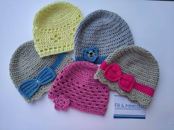 Crochet Cap / Baby Poppy / Newborn Caps / Crocheted Newborn | Etsy Ireland