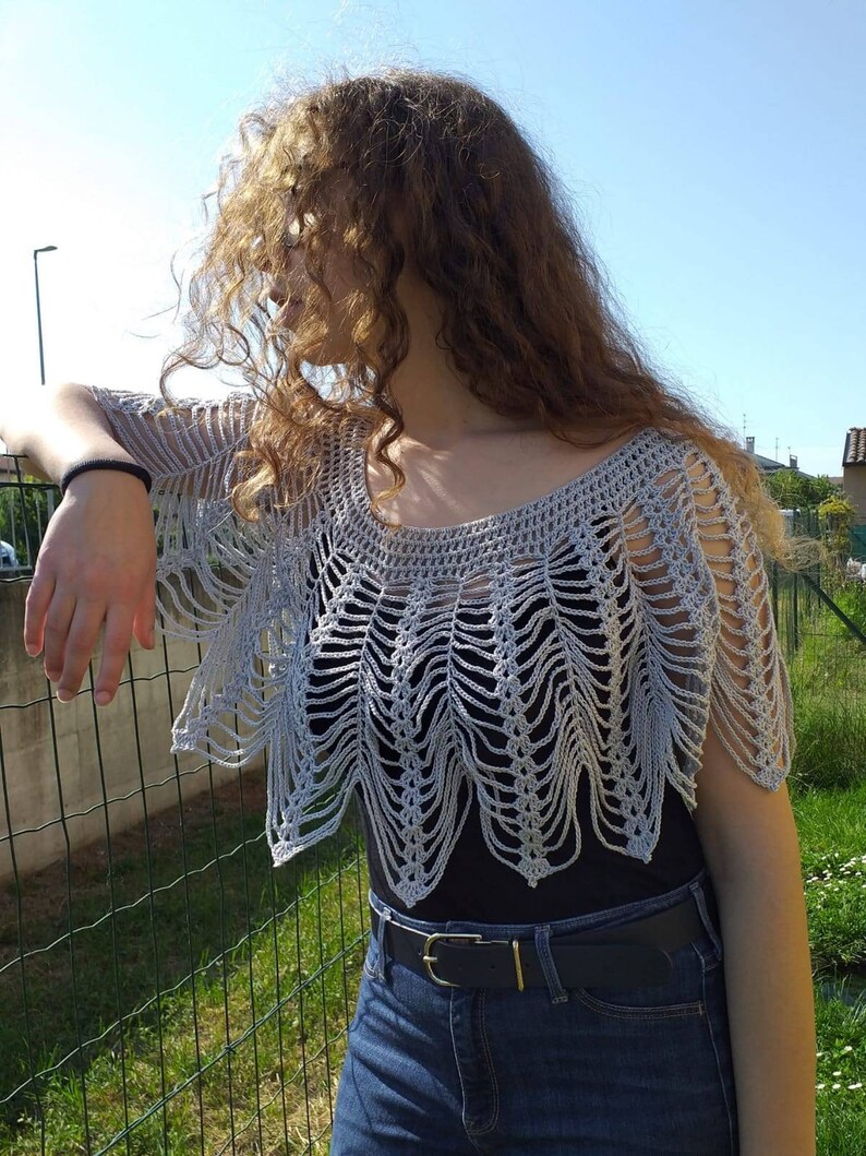 Crochet Lace Hood, La Cloak of Wedding Shoulder Covers, Cotton Shoulder