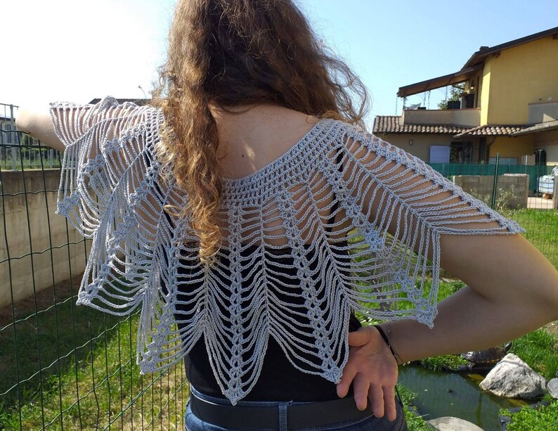 Crochet Lace Hood, La Cloak of Wedding Shoulder Covers, Cotton Shoulder