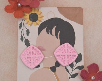 Emma | Hmong Polymer Clay Earrings