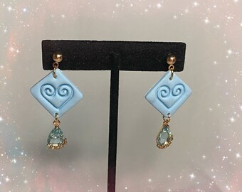 Hmong Inspired Polymer Clay Earrings (Imperfect)