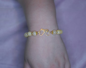 Promise Yellow Beaded Bracelet