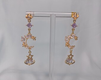 Celestial Moon Earrings