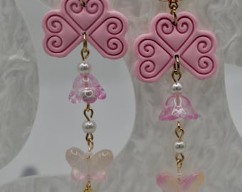 Butterfly's Fluttering Dreams | Hmong Inspired Polymer Clay Earrings