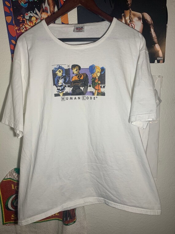 Vintage Human Code Anime T-Shirt