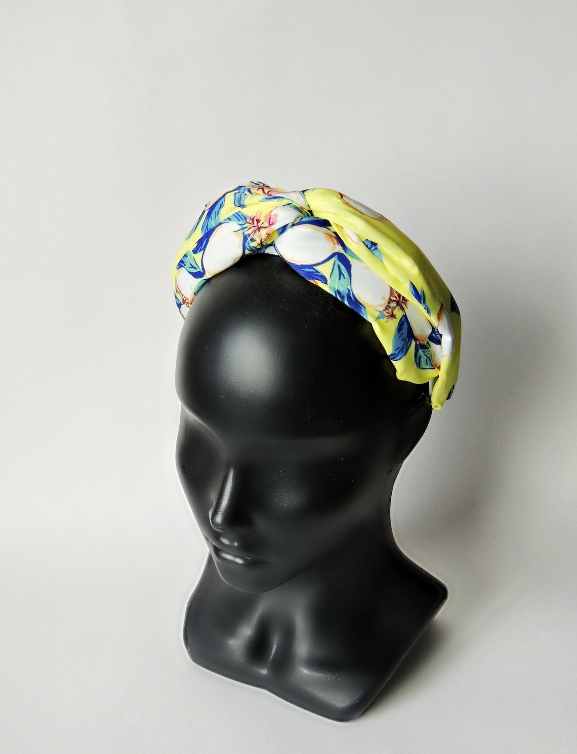 Turban Headband Braid Spanish Styleheadband With Lemons Etsy