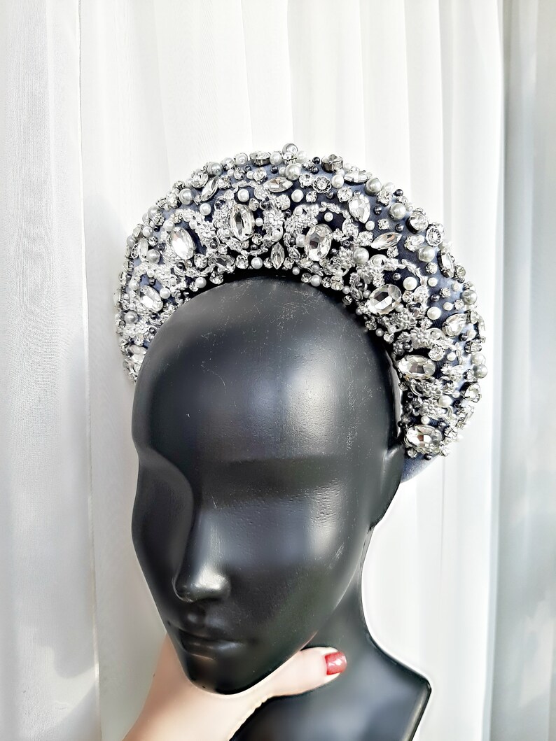 Velvet headband in large size Braid Spanish Style Deeply Etsy