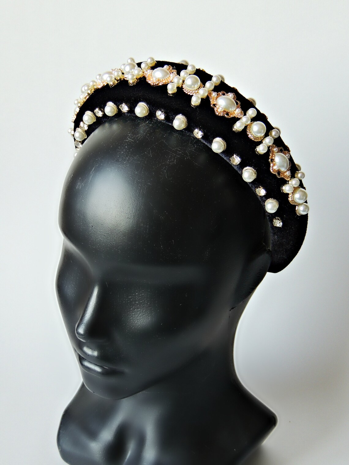 Velvet headband in large size Braid Spanish Style Deeply Etsy