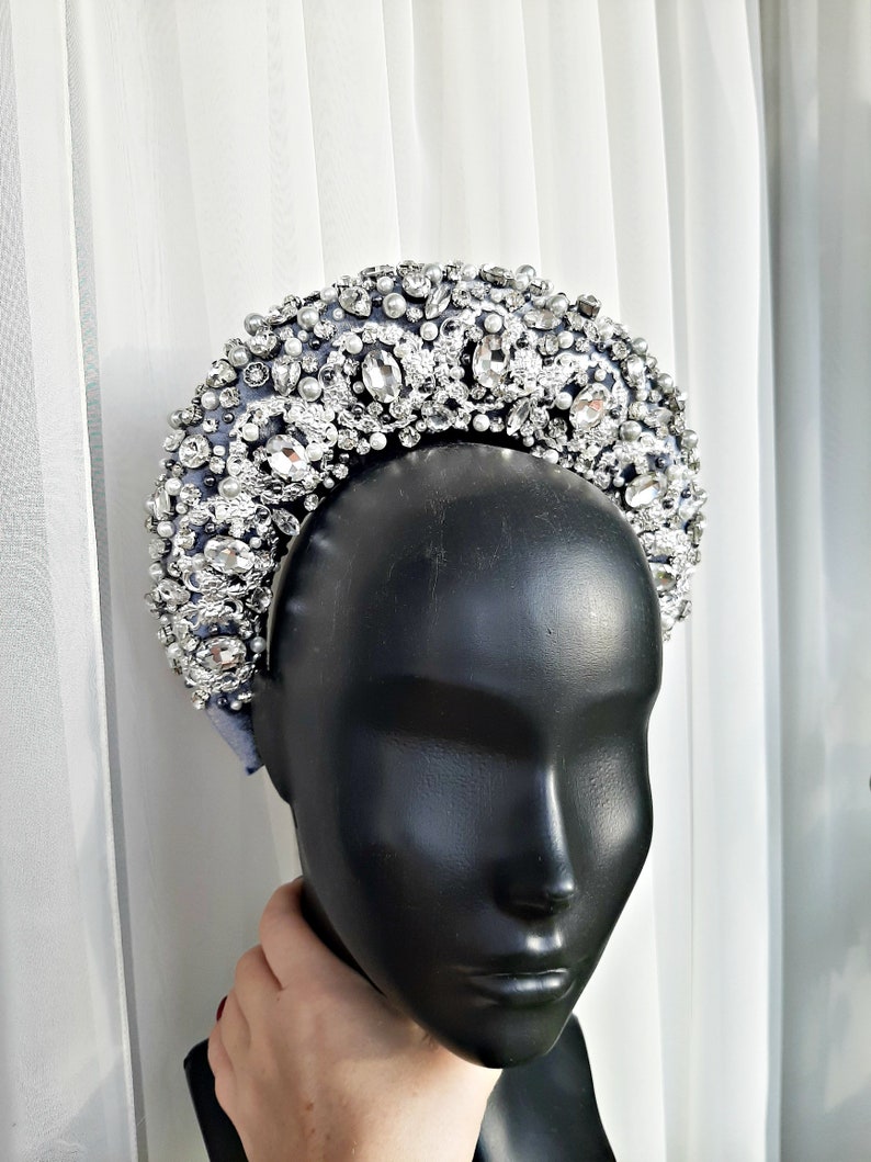 Velvet headband in large size Braid Spanish Style Deeply Etsy