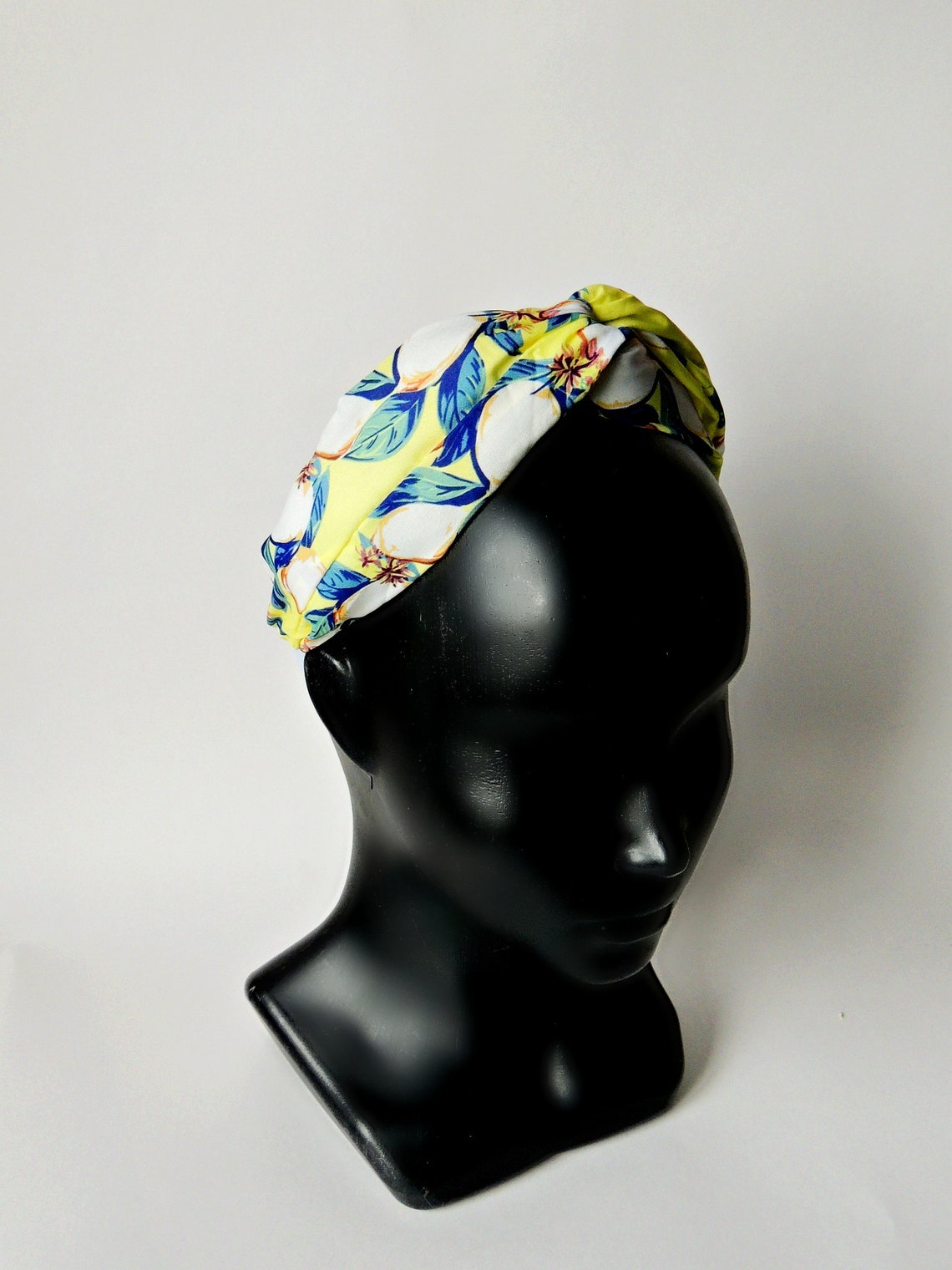 Turban Headband Braid Spanish Styleheadband With Lemons Etsy