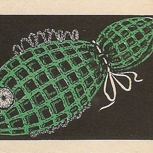 Vintage 1950's Crochet Fish Soap Holder Pattern (PDF Digital Download)