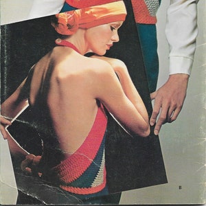 Vintage Crochet/Knit Halter Tops,Boho,Hippy PATTERNS 1970&#39;s***PDF instant digital download***NOT a finished item, instructions only